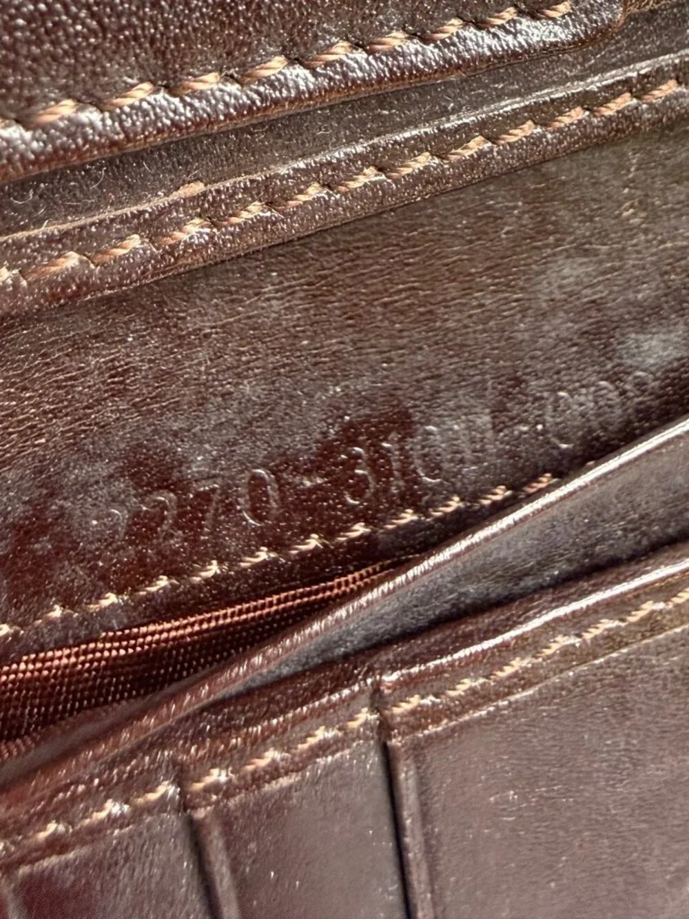 Fendi Zucca FF Monogram Bifold Wallet Authentic Vintage